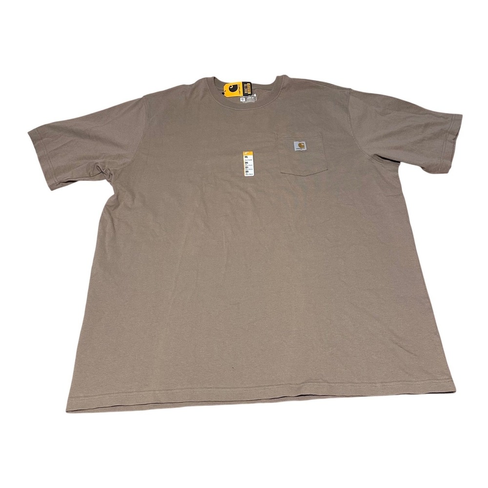 Carhartt K87 Mens 3XL Tall Desert Loose Fit Heavyweight Pocket T-Shirt NWT